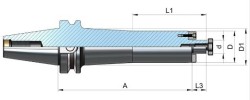 Alın Kamalı Malafa DIN 6357 (Form A) 4 - Thumbnail