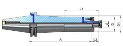 Alın Kamalı Malafa DIN 6357 (Form ADB) 2 - Thumbnail