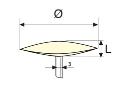 Best - BS Tipi Saplı Parlatma Keçesi