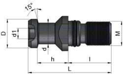 Çektirme civataları DIN 69872 A - MAS 403 BT - Thumbnail