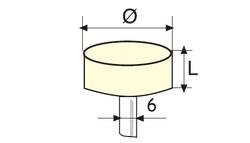 Best - E6 Tipi Saplı Parlatma Keçesi