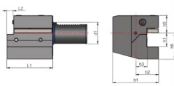 Eksenel kater tutucu C1 Formu sağ 3 - Thumbnail