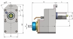 Eroğlu - Eksenel Tahrikli Takım Tutucu Pens Başlığı Eksenden kaçık DIN 6499 4