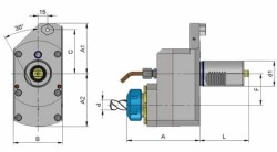 Eroğlu - Eksenel Tahrikli Takım Tutucu Pens Başlığı Eksenden kaçık DIN 6499