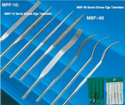 Elmas Makine Eğeleri MPF-10/MBF-60 Serisi