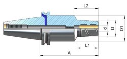Hidrolik Takım Tutucu, Uzun (Form ADB) 2 - Thumbnail