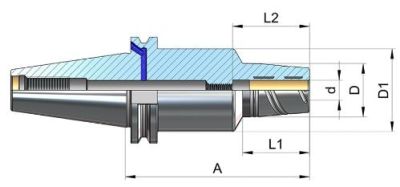 Hidrolik Takım Tutucu, Uzun (Form ADB) 2