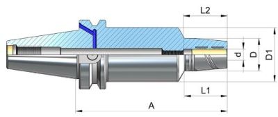 Hidrolik Takım Tutucu, Uzun (Form ADB) 4