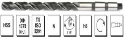 MTE - HSS DIN 1870-1 Mors Konik Saplı Çok Uzun Matkap Ucu