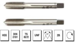 MTE - HSS DIN 2181 USA İnce Vidalı 2'li Takım Kılavuzu - UNF