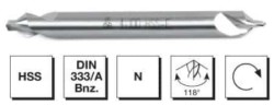 MTE - HSS DIN 333-A Bnz. Punta Matkabı - Uzun