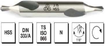 HSS DIN 333 / A Punta Matkabı - FORM A