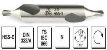 HSS-E DIN 333 / A Punta Matkabı - FORM A