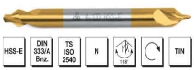 HSS-E Din 333/A Bnz. Punta Matkabı - Uzun-Tın Kaplı