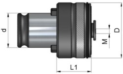 Kılavuz tutucu emniyetli M2-M14 - Thumbnail