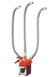 Vertex - Manyetik Ayaklı Metal Sulama Hortumu (3'lü)