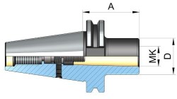 Mors Adaptörü Çektirme Civatalı DIN 6364 (Form A) 2 - Thumbnail