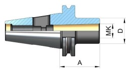 Mors Adaptörü DIN 6383 (Form AD) 2 - Thumbnail