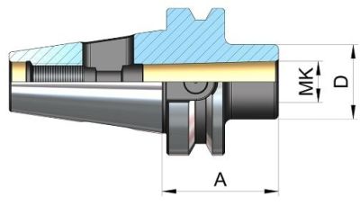 Mors Adaptörü DIN 6383 (Form AD) 4