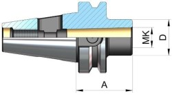 Mors Adaptörü DIN 6383 (Form AD) 5 - Thumbnail