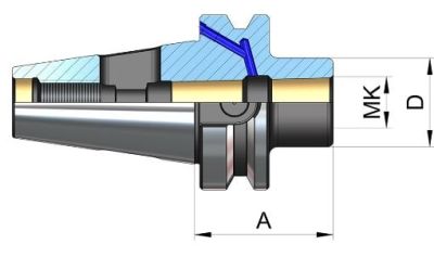 Mors Adaptörü DIN 6383 (Form ADB) 3