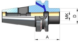 Mors Adaptörü DIN 6383 (Form ADB) 4 - Thumbnail