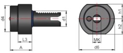 Mors Konik Tutucu Form F1 3 - Thumbnail