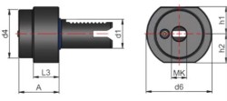 Mors Konik Tutucu Form F1 4 - Thumbnail