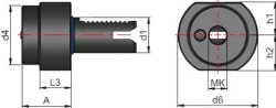 Mors Konik Tutucu Form F1 - Thumbnail