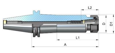 Pens başlığı Pens DIN 6499 ER tipi