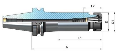 Pens Başlığı Pens DIN 6499 ER Tipi (Form AD) 5