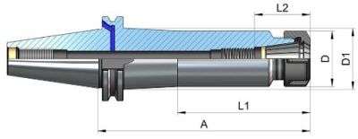 Pens başlığı Pens DIN 6499 ER tipi (Form ADB) 3