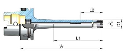 Pens başlığı Pens DIN 6499 ER tipi Mini