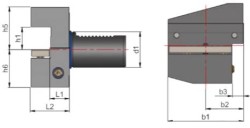 Radyal kater tutucu B3 Formu ters sağ,kısa 4 - Thumbnail
