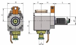 Eroğlu - Radyal Tahrikli Takım Tutucu Alın Kamalı Malafa DIN 6357,Referans Kamalı 100