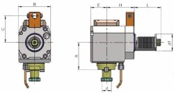 Eroğlu - Radyal Tahrikli Takım Tutucu Alın Kamalı Malafa DIN 6357,Referans Kamalı 58