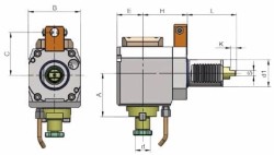 Eroğlu - Radyal Tahrikli Takım Tutucu Alın Kamalı Malafa DIN 6357,Referans Kamalı 65