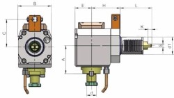 Eroğlu - Radyal Tahrikli Takım Tutucu Alın Kamalı Malafa DIN 6357,Referans Kamalı 70