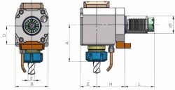 Eroğlu - Radyal Tahrikli Takım Tutucu Pens Başlığı DIN 6499,Referans Dayamalı 6