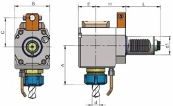 Eroğlu - Radyal Tahrikli Takım Tutucu Pens Başlığı DIN 6499,Referans Kamalı 54