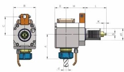 Eroğlu - Radyal Tahrikli Takım Tutucu Pens Başlığı DIN 6499,Referans Kamalı 70