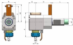 Eroğlu - Radyal Tahrikli Takım Tutucu Pens Başlığı DIN 6499,Referans Kamalı 95