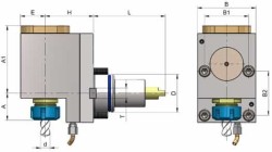 Eroğlu - Radyal Tahrikli Takım Tutucu Pens Başlığı Eksenden kaçık DIN 6499 45