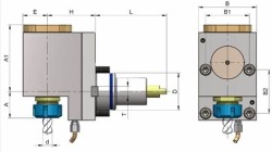 Eroğlu - Radyal Tahrikli Takım Tutucu Pens Başlığı Eksenden kaçık DIN 6499 62