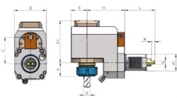Eroğlu - Radyal Tahrikli Takım Tutucu Pens Başlığı Eksenden kaçık DIN 6499,Referans Kamalı 10