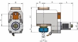 Eroğlu - Radyal Tahrikli Takım Tutucu Pens Başlığı Eksenden kaçık DIN 6499,Referans Kamalı 102