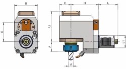 Eroğlu - Radyal Tahrikli Takım Tutucu Pens Başlığı Eksenden kaçık DIN 6499,Referans Kamalı 108