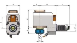 Eroğlu - Radyal Tahrikli Takım Tutucu Pens Başlığı Eksenden kaçık DIN 6499,Referans Kamalı 24