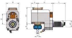 Eroğlu - Radyal Tahrikli Takım Tutucu Pens Başlığı Eksenden kaçık DIN 6499,Referans Kamalı 25