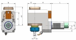 Eroğlu - Radyal Tahrikli Takım Tutucu Pens Başlığı Eksenden kaçık DIN 6499,Referans Kamalı 82